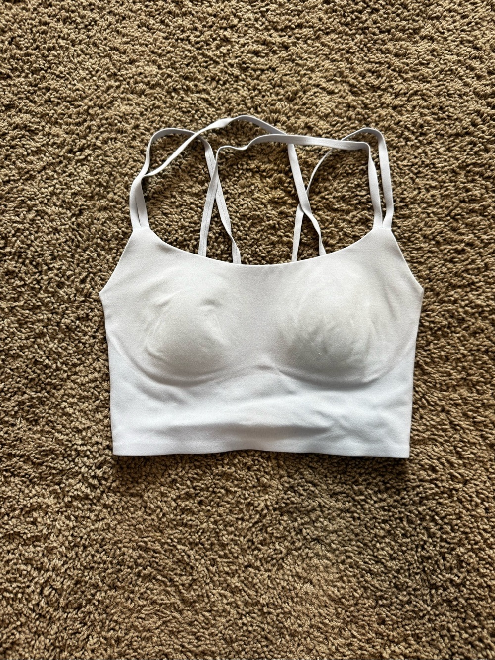 Offline by aerie Women’s light purple Seamless Strappy Bralette Crop Top